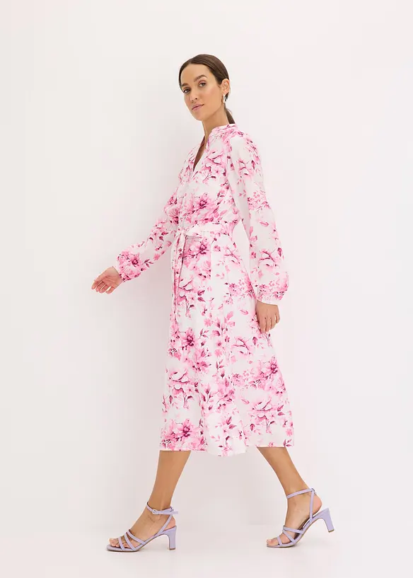Midikleid aus fließendem Viskose-Mix, bonprix