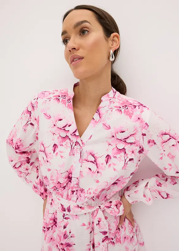 Midikleid aus fließendem Viskose-Mix, bonprix