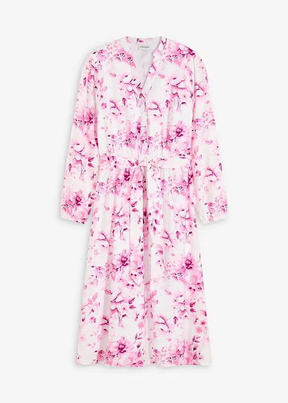 Midikleid aus fließendem Viskose-Mix, bonprix