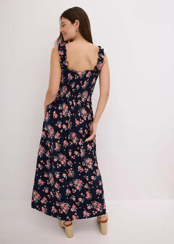 Robe longue imprimée, bonprix