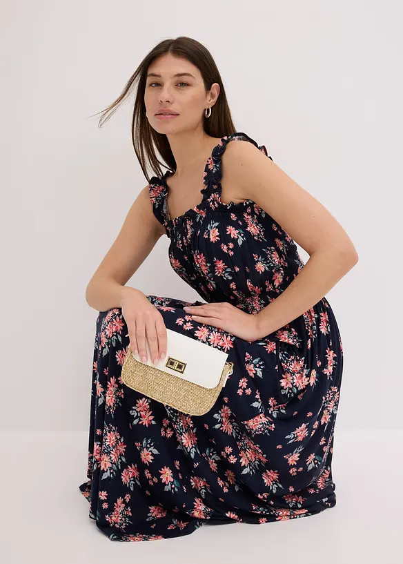 Robe longue imprimée, bonprix