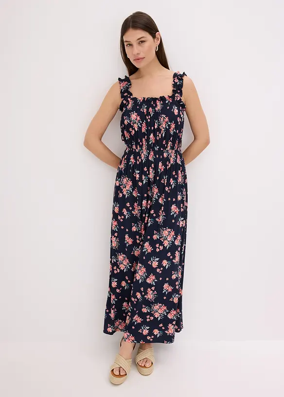 Robe longue imprimée, bonprix