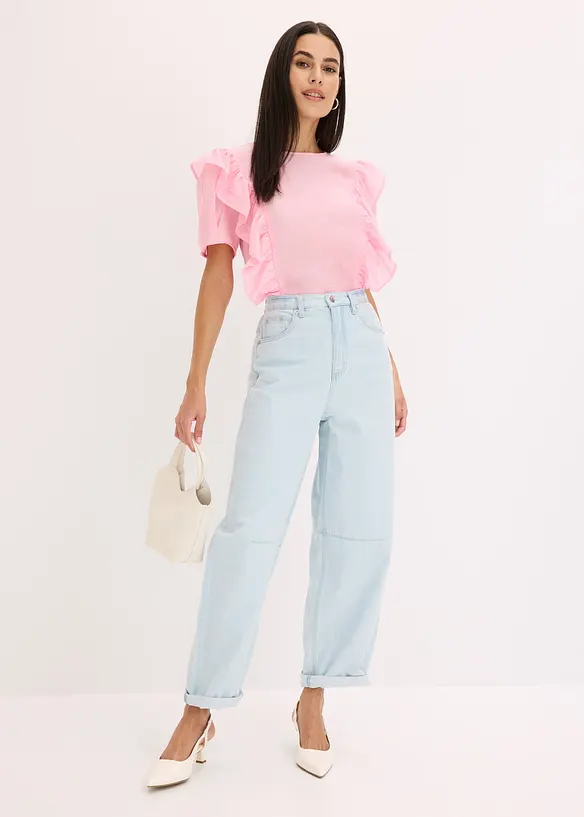 Blouse à volants, bonprix