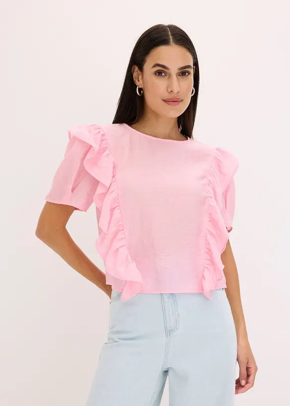 Blouse à volants, bonprix