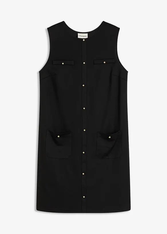 Kleid mit dekorativen Knöpfen, bonprix