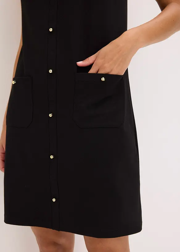 Kleid mit dekorativen Knöpfen, bonprix