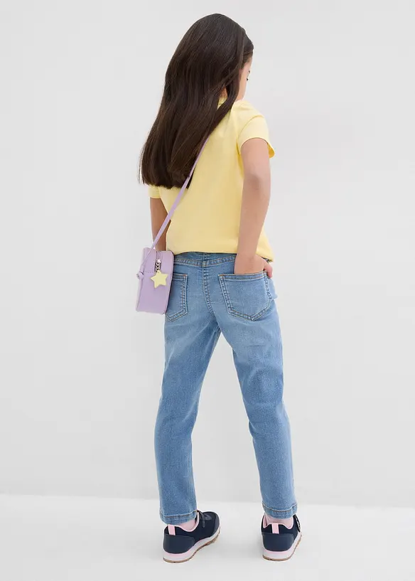Lot de 2 jeggings taille mi-haute, bonprix