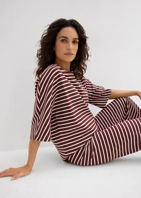 Oversize-Sweatshirt aus reiner Baumwolle, bonprix