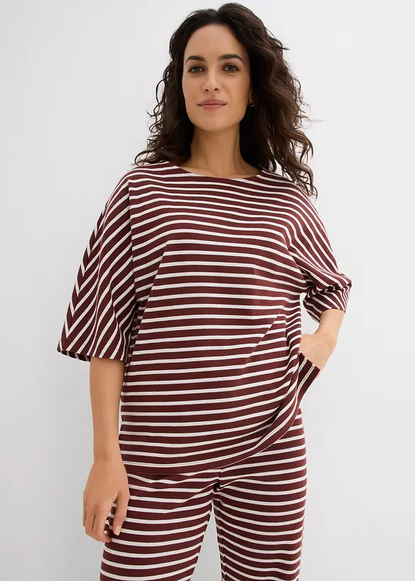 Oversize-Sweatshirt aus reiner Baumwolle, bonprix