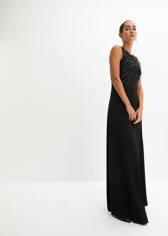 Robe de soirée brodée de sequins, bonprix