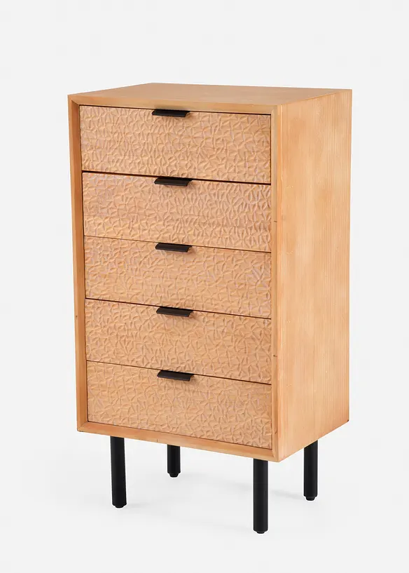 Commode à tiroirs avec façades sculptées, bonprix
