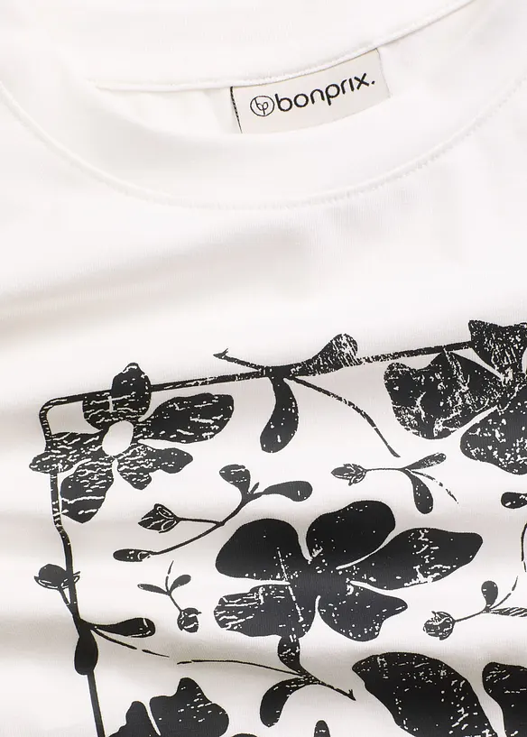T-shirt à imprimé placé, bonprix