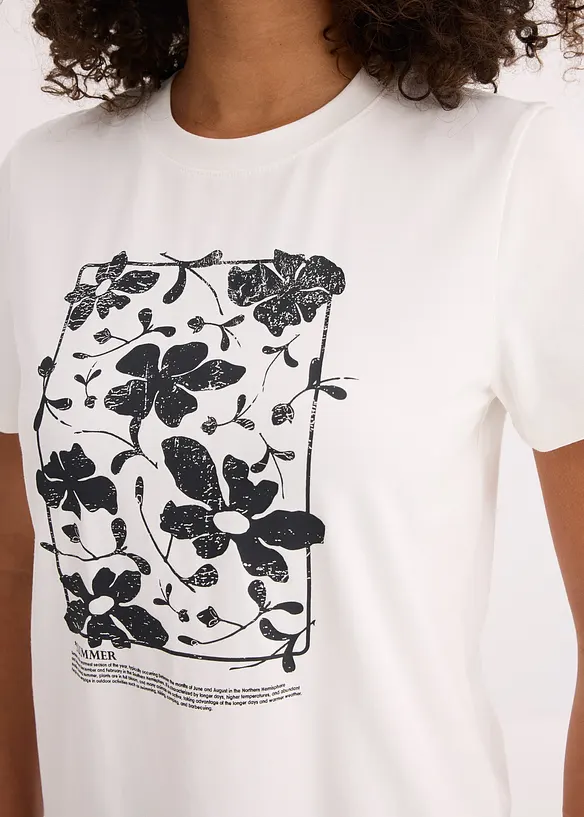 T-shirt à imprimé placé, bonprix