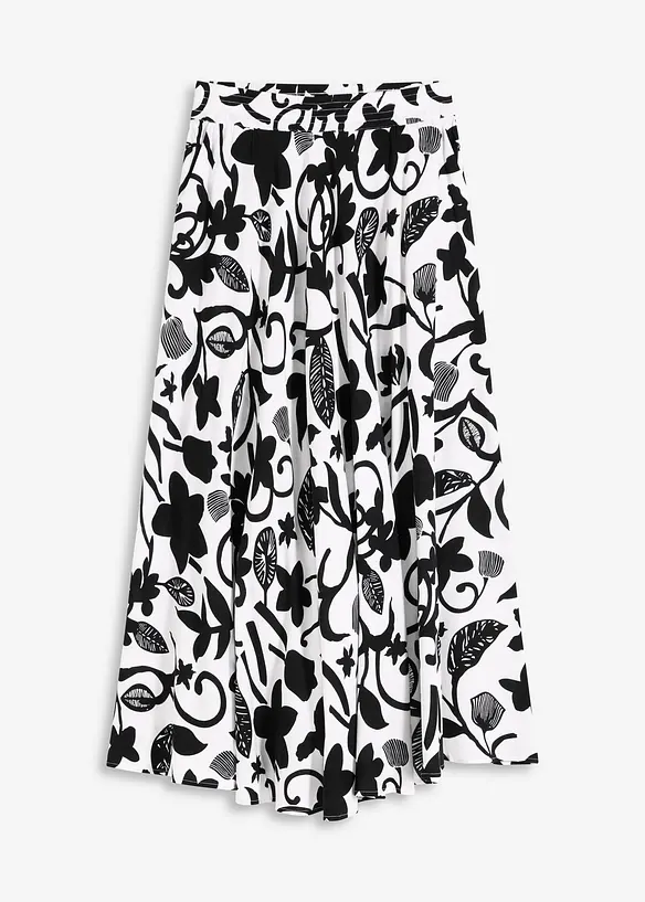 Jupe longue et fluide en viscose, bonprix