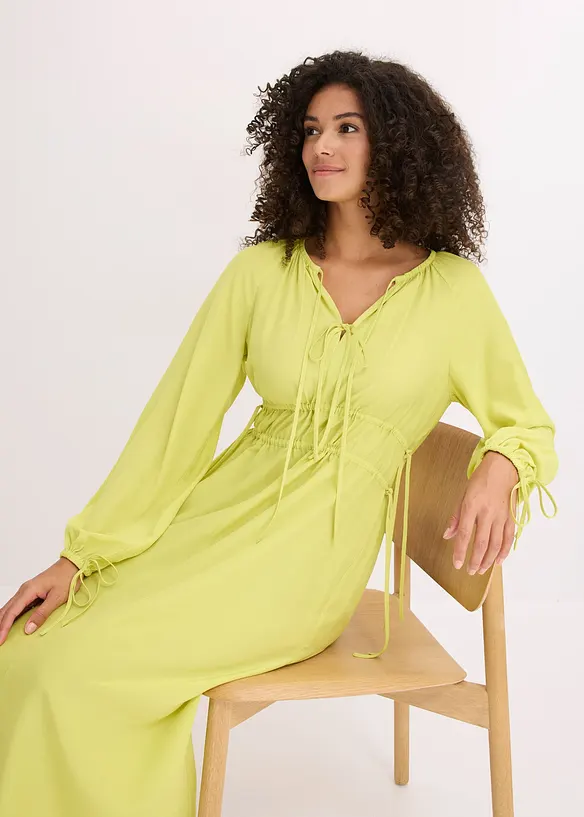 Robe-tunique fluide en viscose mélangée, bonprix