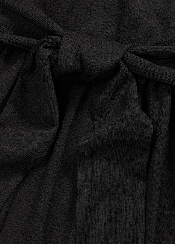 Robe légère en jersey crêpe avec manches papillon, bonprix