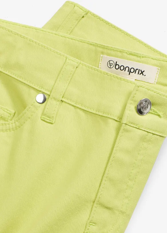 Pantalon corsaire taille élastiquée, bonprix