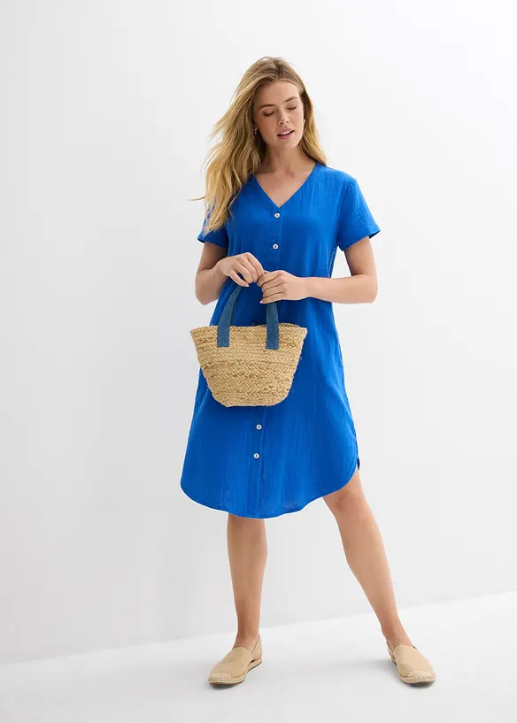 Blusenkleid aus softem Musselin, bonprix