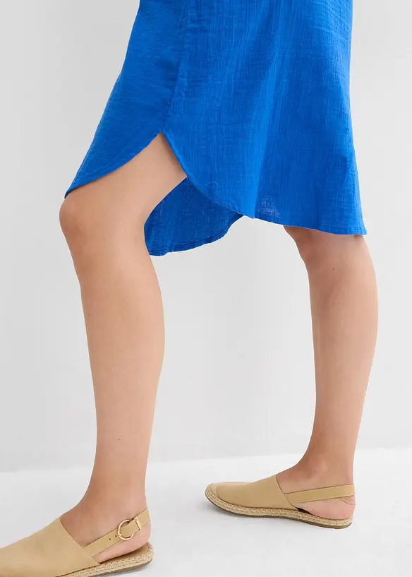 Blusenkleid aus softem Musselin, bonprix