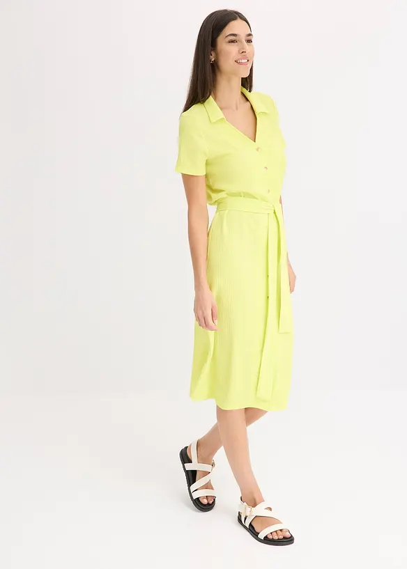 Robe légère en jersey crêpe, bonprix