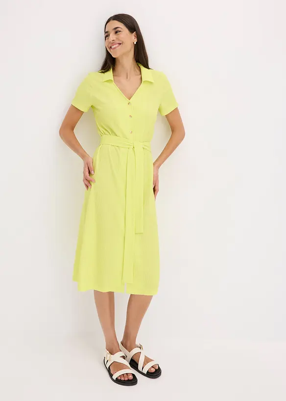 Robe légère en jersey crêpe, bonprix