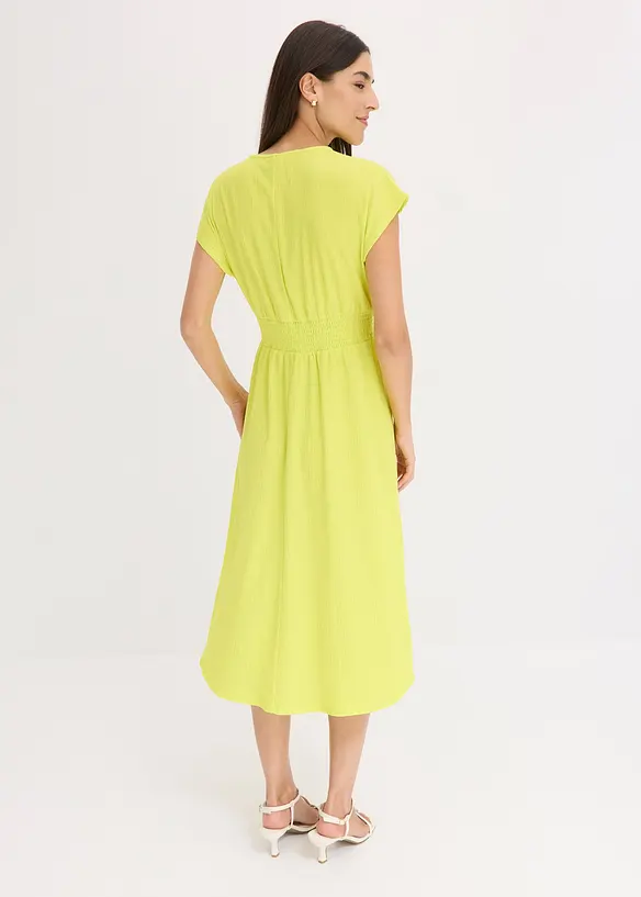 Jerseykleid aus luftigem Crêpe, bonprix