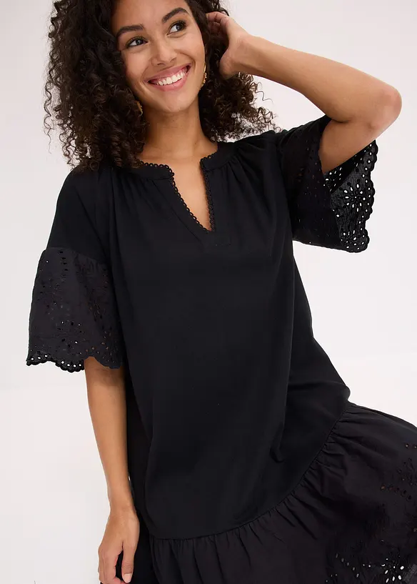 Tunika-Kleid aus reiner Bio-Baumwolle, bonprix