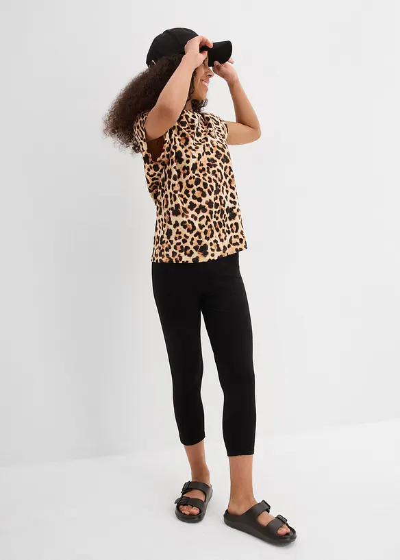 Lot de 2 leggings 3/4, bonprix