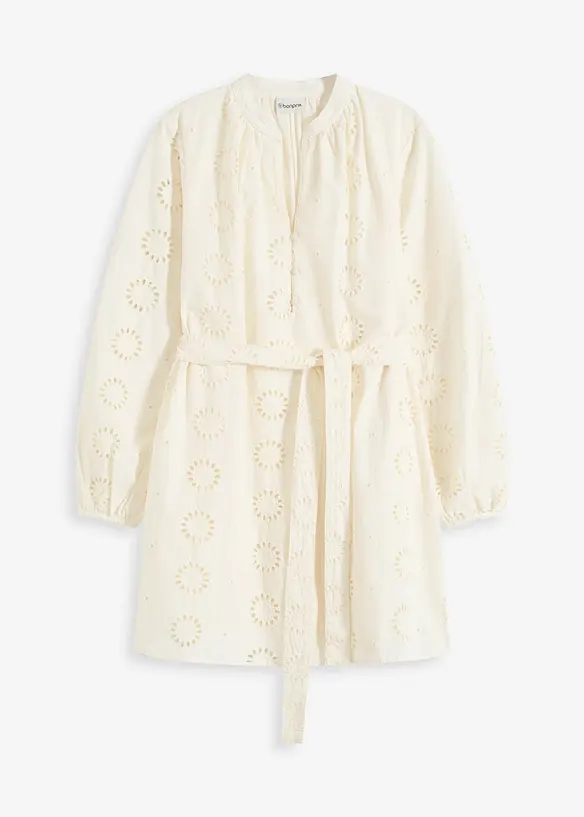 Robe à col tunisien 100% coton, bonprix
