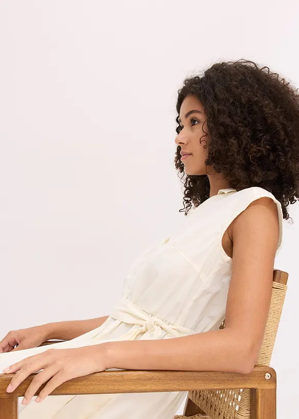 Blusenkleid mit Bindegürtel, bonprix