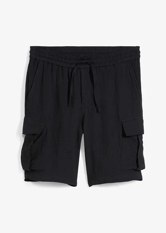 Bermuda en gaze de coton, Regular, bonprix