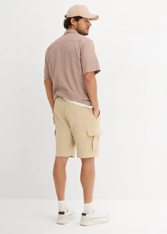 Bermuda en gaze de coton, Regular, bonprix