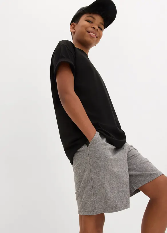 Lot de 2 shorts en jersey léger, bonprix