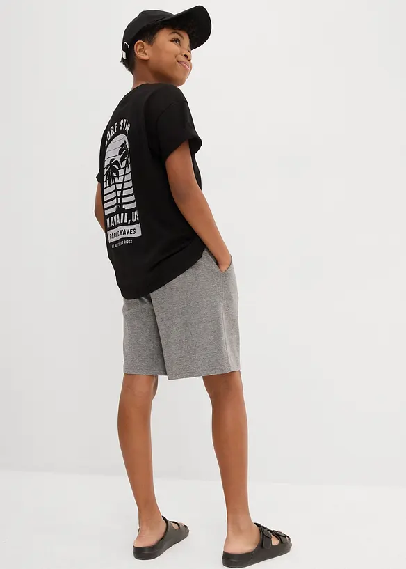 Lot de 2 shorts en jersey léger, bonprix
