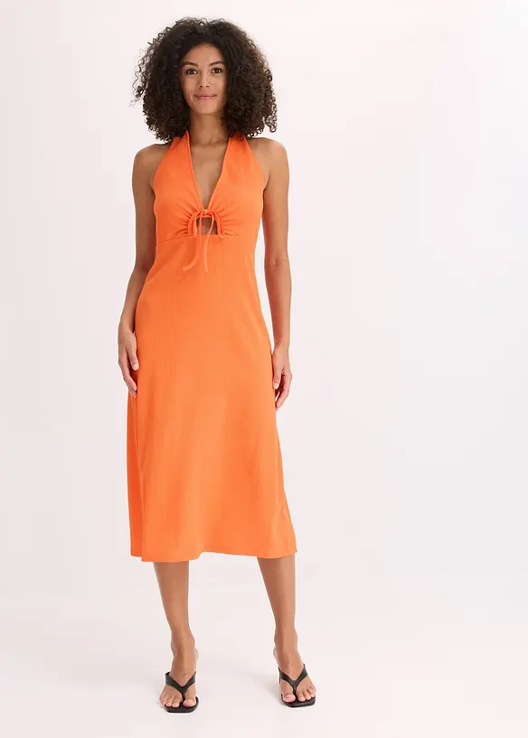 Robe en jersey à découpes, bonprix