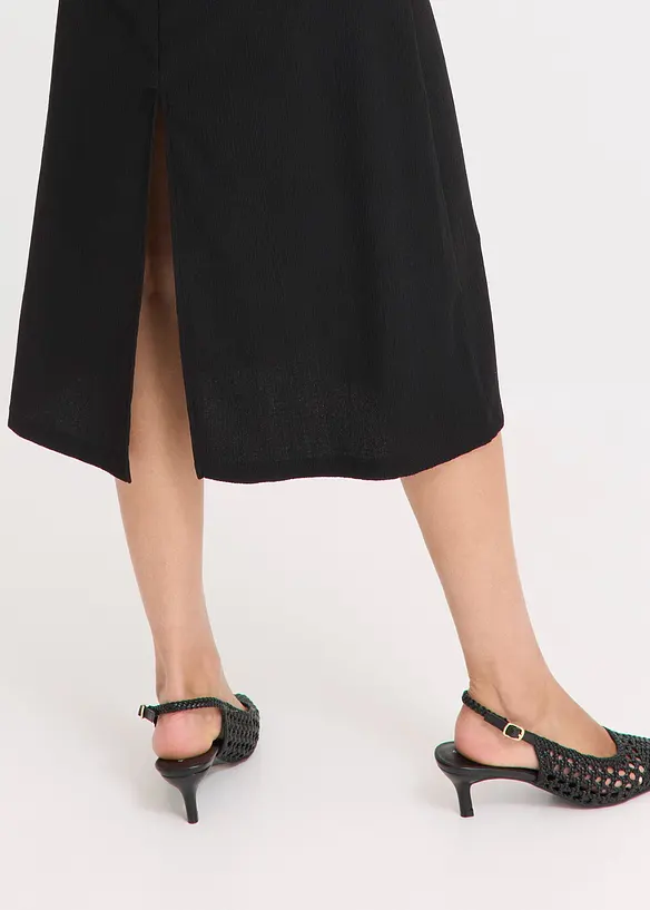 Robe en jersey à découpes, bonprix