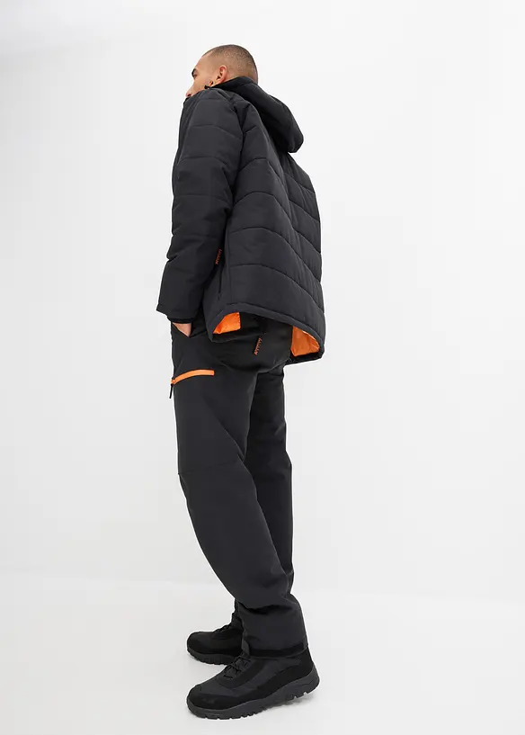 Pantalon chaud et fonctionnel, Loose Fit, imperméable, Straight, bonprix