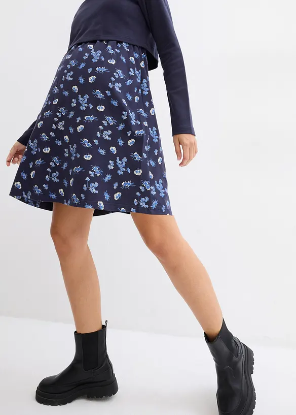 2-in-1 Umstands- und Stillkleid aus Bio-Baumwolle, bonprix