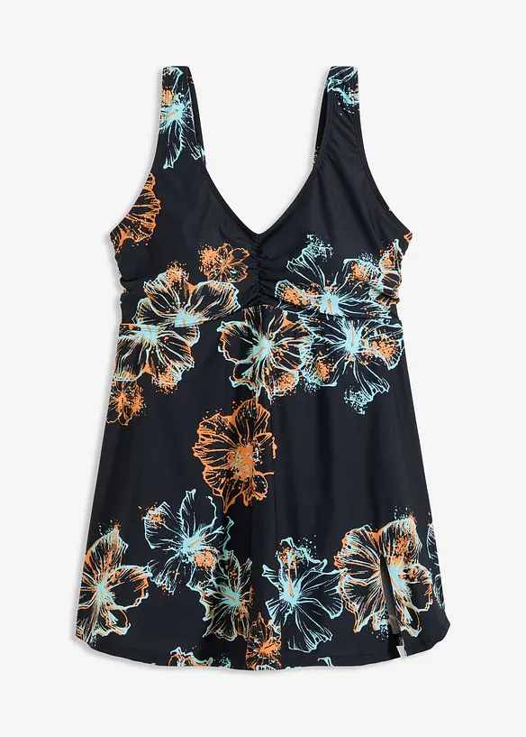Robe de bain sculptante, maintien modéré, col V, bonprix