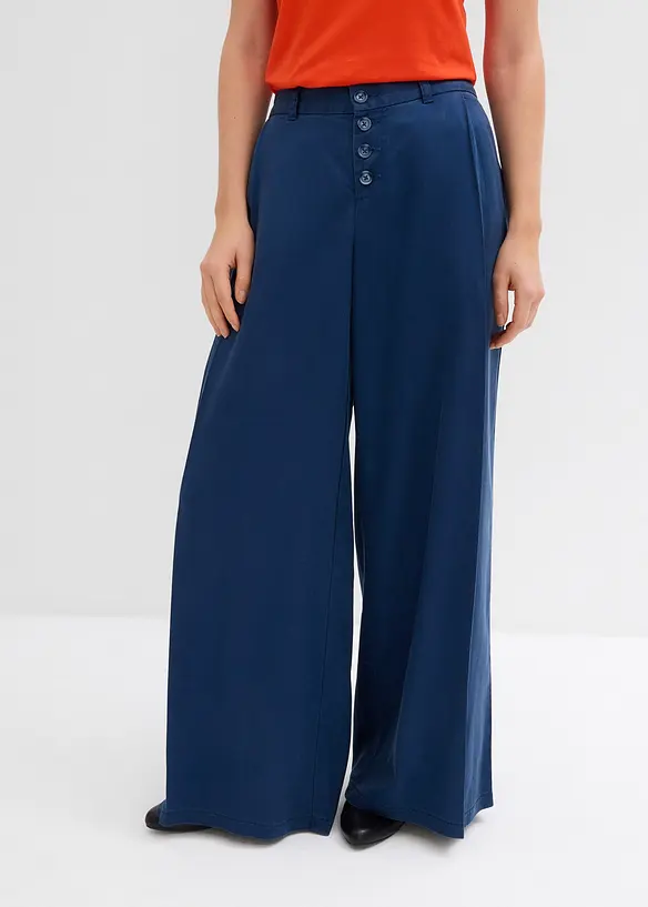Twillhose aus fließendem Lyocell, bonprix