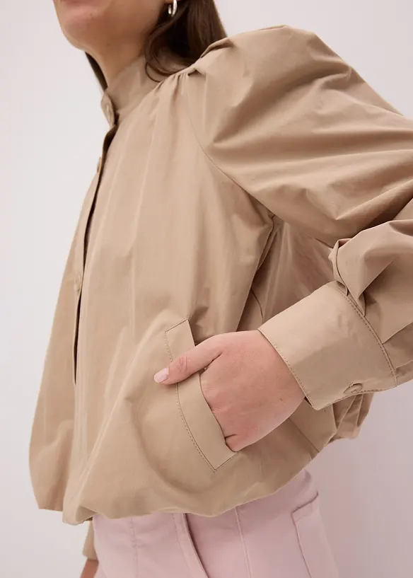 Veste base effet boule, bonprix