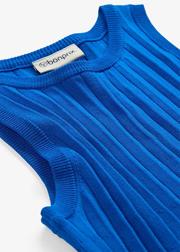 Strickkleid in A-Linie aus Viskose-Mix, bonprix