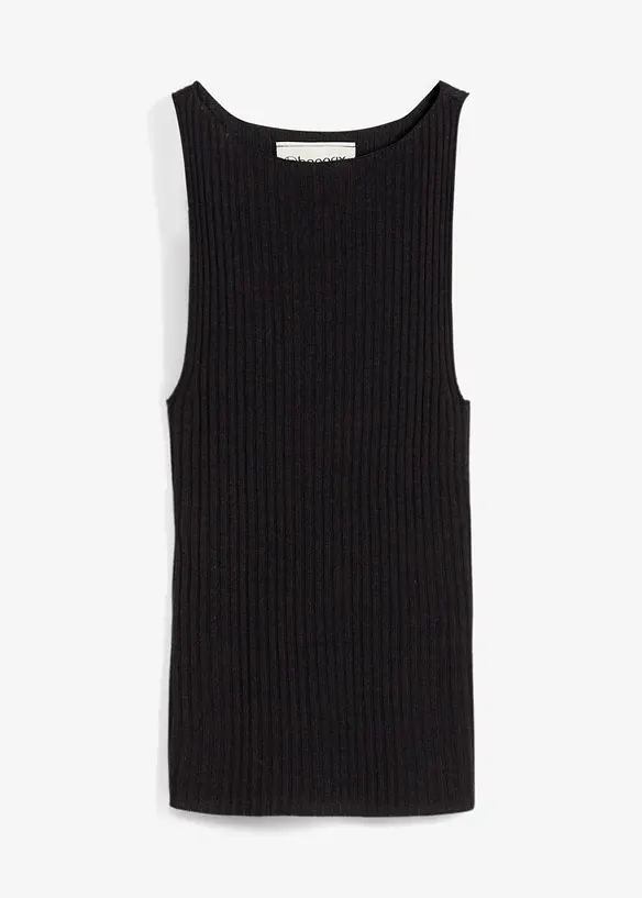 Figurbetontes Stricktop aus Viskose-Mix, bonprix