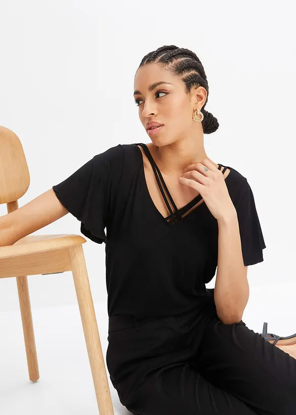 T-shirt à lanières, bonprix