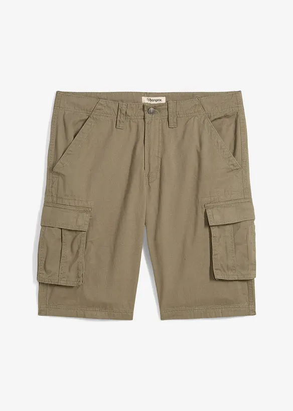 Bermuda cargo 100% coton, Loose Fit, bonprix
