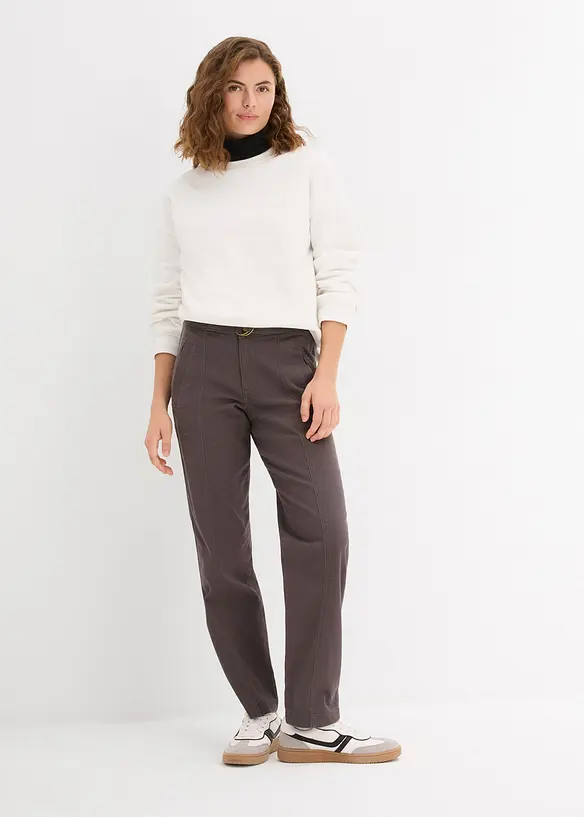 Oversize-Sweatshirt aus reiner Baumwolle, bonprix