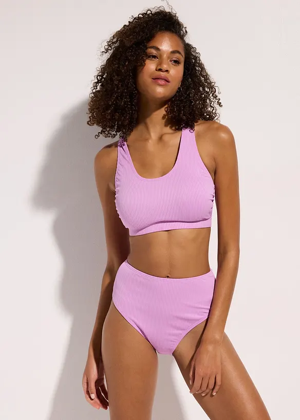 Bikini brassière côtelé (ens. 2 pces), bonprix