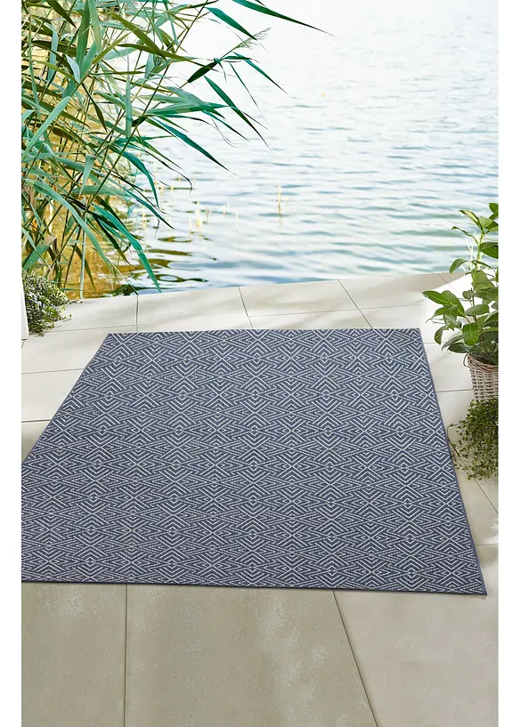 In- und Outdoor Teppich mit dezenter Struktur, bonprix