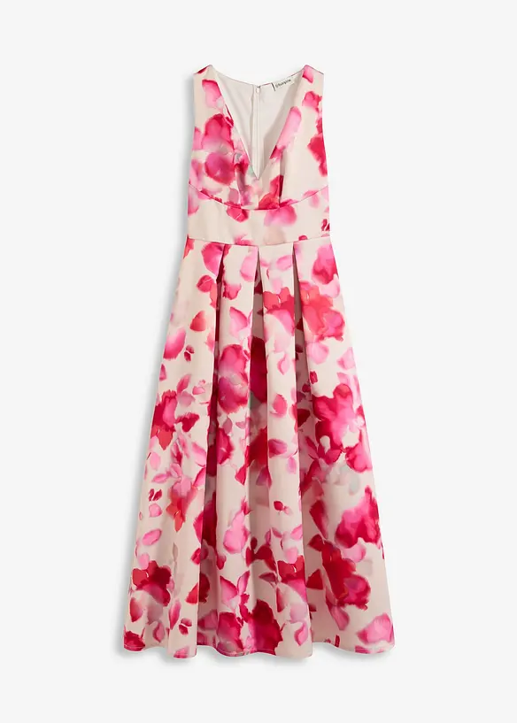 Trägerkleid aus glänzendem Satin, bonprix