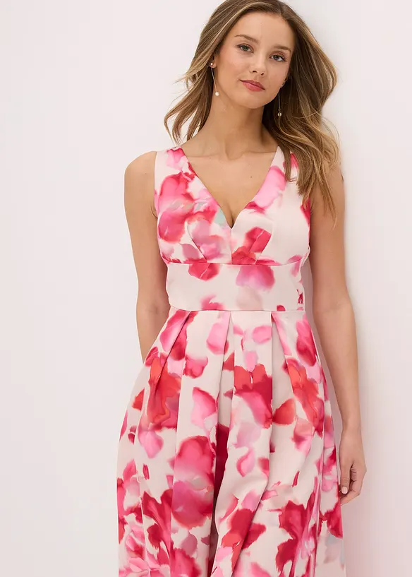 Trägerkleid aus glänzendem Satin, bonprix